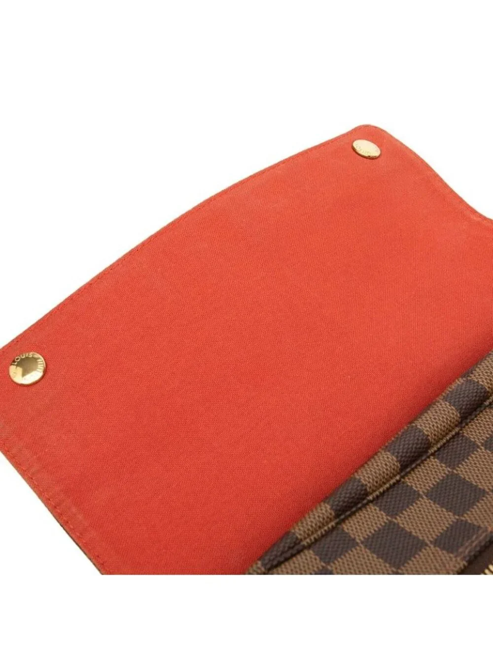 Louis Vuitton Damier Naviglio Crossbody Shoulder Bag Brown Leather